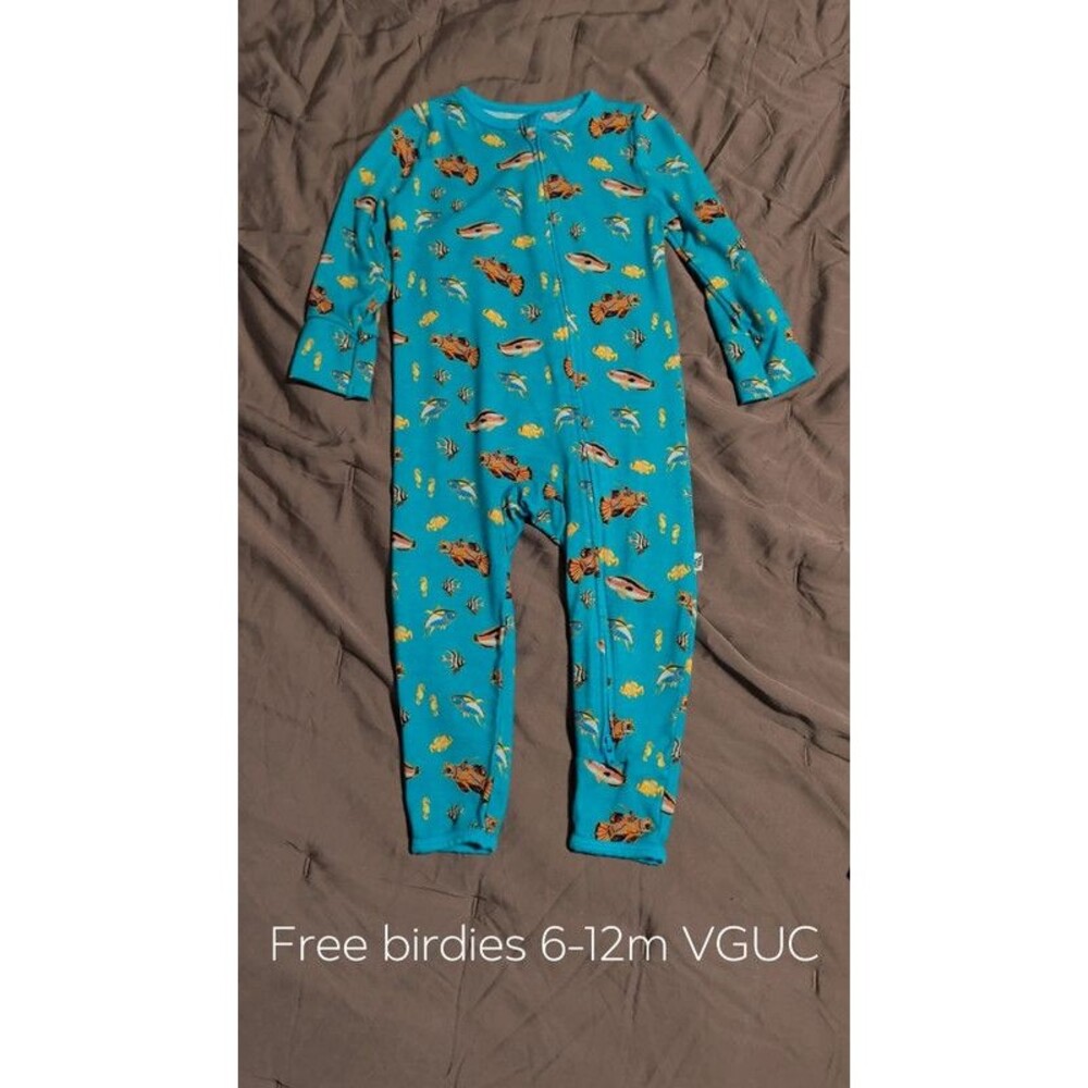 Free birdees 6-12m footie